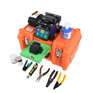 Orientek T45 Fiber Optic Fusion Splicer Fiber Splicing Machine Fiber Optic Welding Machine Fiber Splicer 7s Splicing 18s Heating