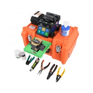 (Buyer besides the USA) Orientek T45 Fiber Optic Fusion Splicer Fiber Splicing Machine Fiber Optic Arc Welding Machine Fiber Splicer 7s Splicing 18s Heating