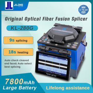 JILONG KL-280G Original Optical Fiber Fusion Splicer Kits Core Aligning Automatic Fusion Splicing Machine