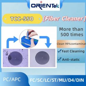 ORIENTEK TCC-550 Fiber Optic Connector Cleaner Optical Cassette Clean Tool