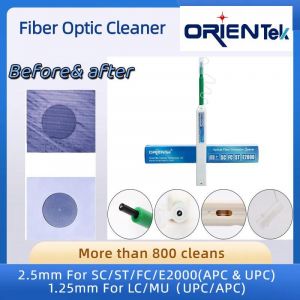 FTTH Optical Fiber Cleaner Tool Fiber Cleaning pen One-Click Cleaner 1.25mm LC MU and 2.5mm SC FC ST Connector TOC-125&250