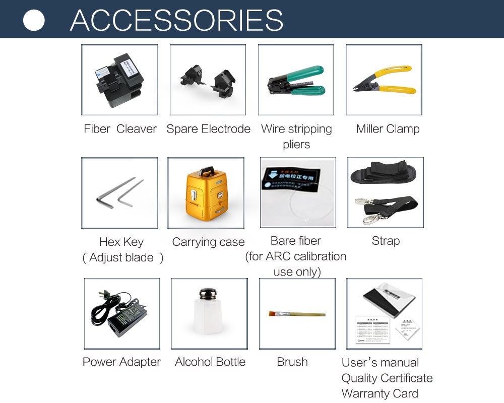 signalfire AI-7 SM&MM Automatic FTTH Fiber Optic Welding Splicing Machine Optical Fiber Fusion Splicer