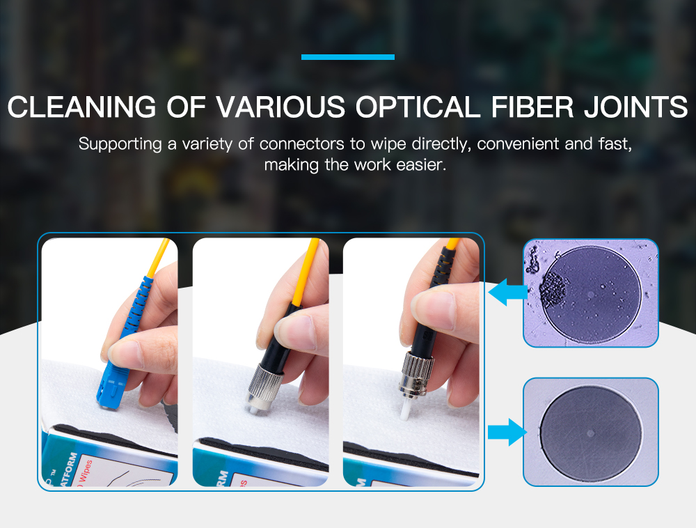 ORIENTEK FOCP Fiber Optic Cleaning wipes