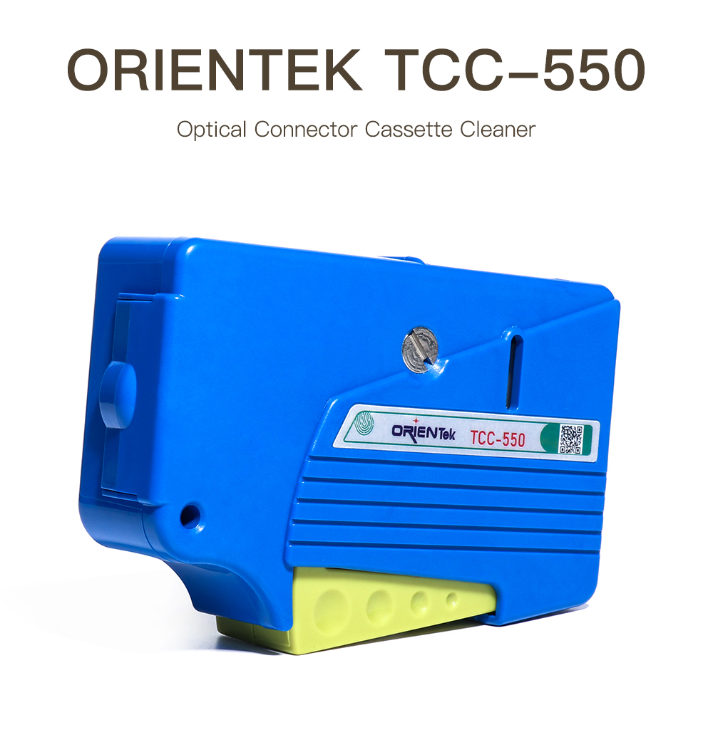 ORIENTEK TCC-550 Fiber Optic Connector Cleaner Optical Cassette Clean Tool