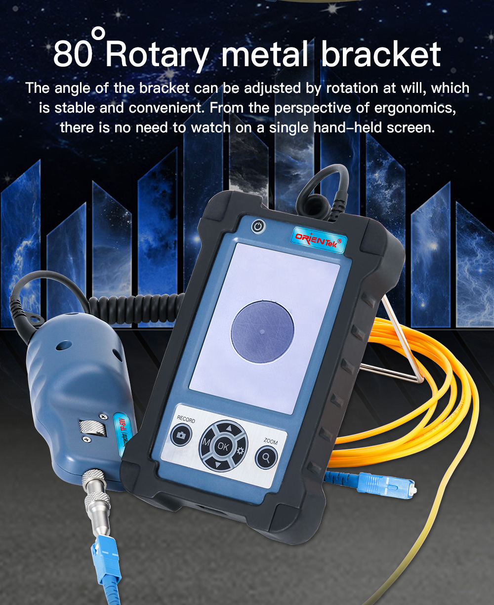 ORIENTEK TIP-600V Fiber Optic Connector Inspection