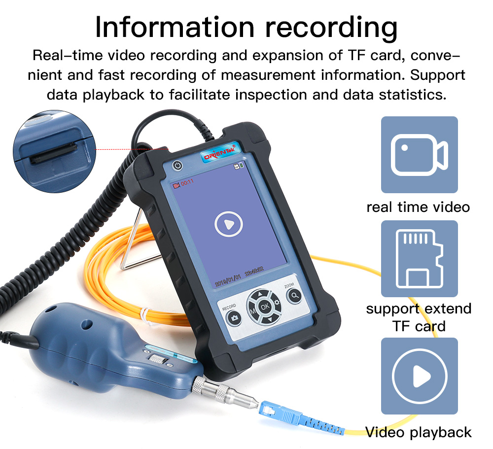 ORIENTEK TIP-600V Fiber Optic Connector Inspection